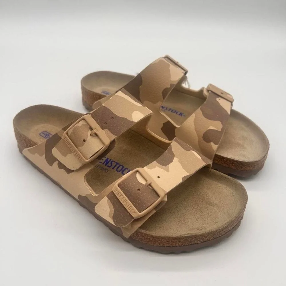 NWT Birkenstock Limited Edition Camo Sandals L9 M7 - 40